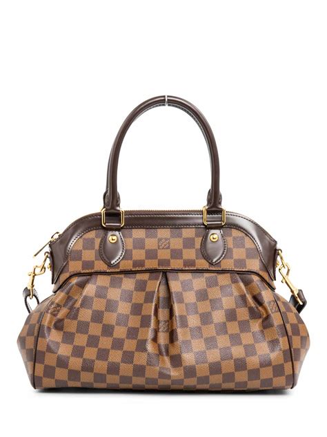 louis vuitton damier ebene top handle trevi pm bag brown|Louis Vuitton Trevi Pm for sale .